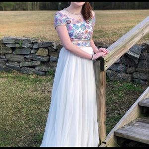 Two Piece Sherri Hill Prom Dress